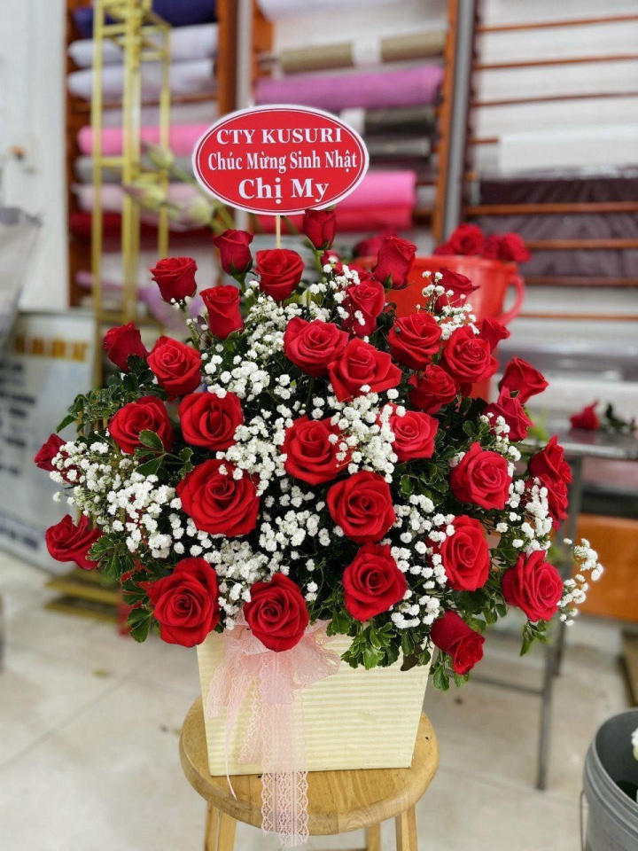 Mẫu hoa sinh nhật tại Shop hoa tươi Kiên Lương, Kiên Giang