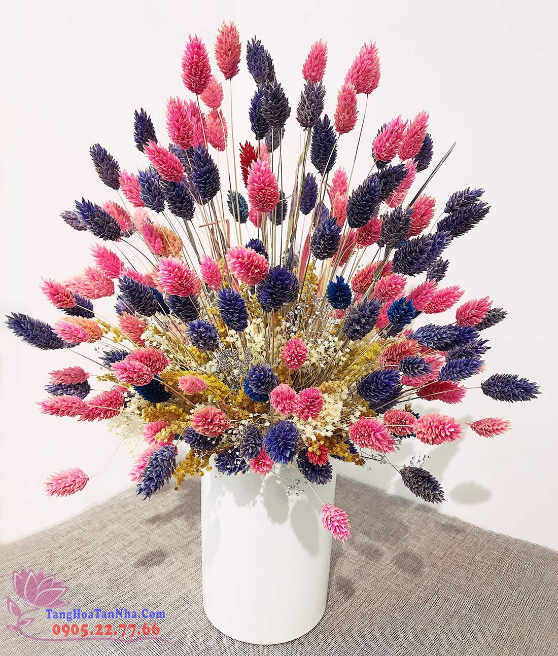 Hoa khô mini bó hoa hình ảnh đạo cụ trang trí hoa thật hoa cúc vĩnh cửu với  quà tặng sinh nhật  Trang trí nội thất  Tàu Tốc Hành 