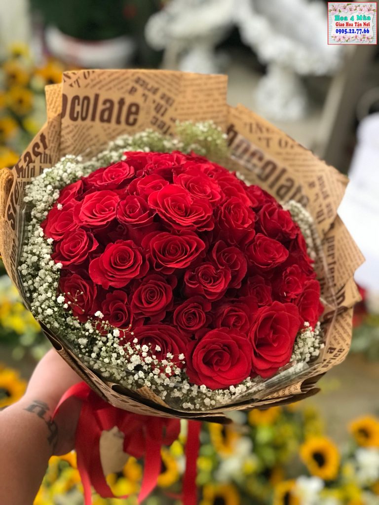 Dịch vụ giao hoa tận nơi tại shop hoa tươi huyện Tân Phú Đông, tỉnh Tiền Giang