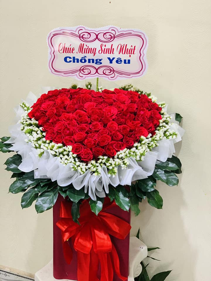 Mẫu hoa sinh nhật tại shop hoa tươi An Lão, Hải Phòng 