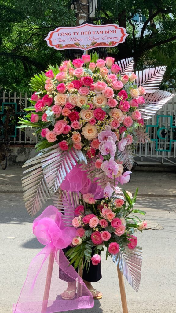 Mẫu hoa khai trương có sẵn tại tiệm hoa quận Thanh Khê, Đà Nẵng