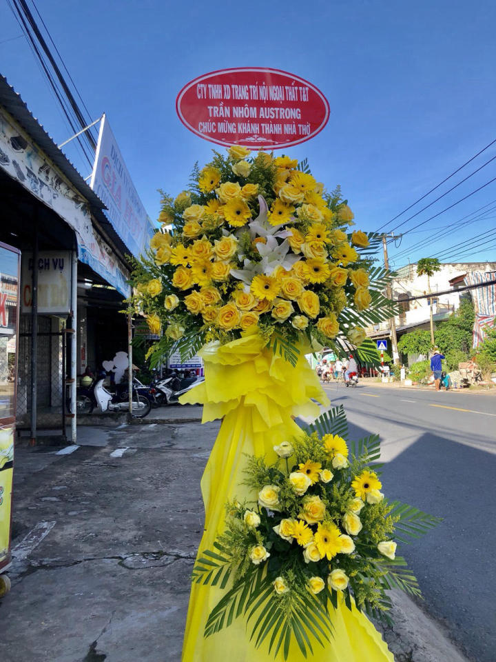 Mẫu hoa khai trương tại Shop hoa tươi Phủ Lý, Hà Nam
