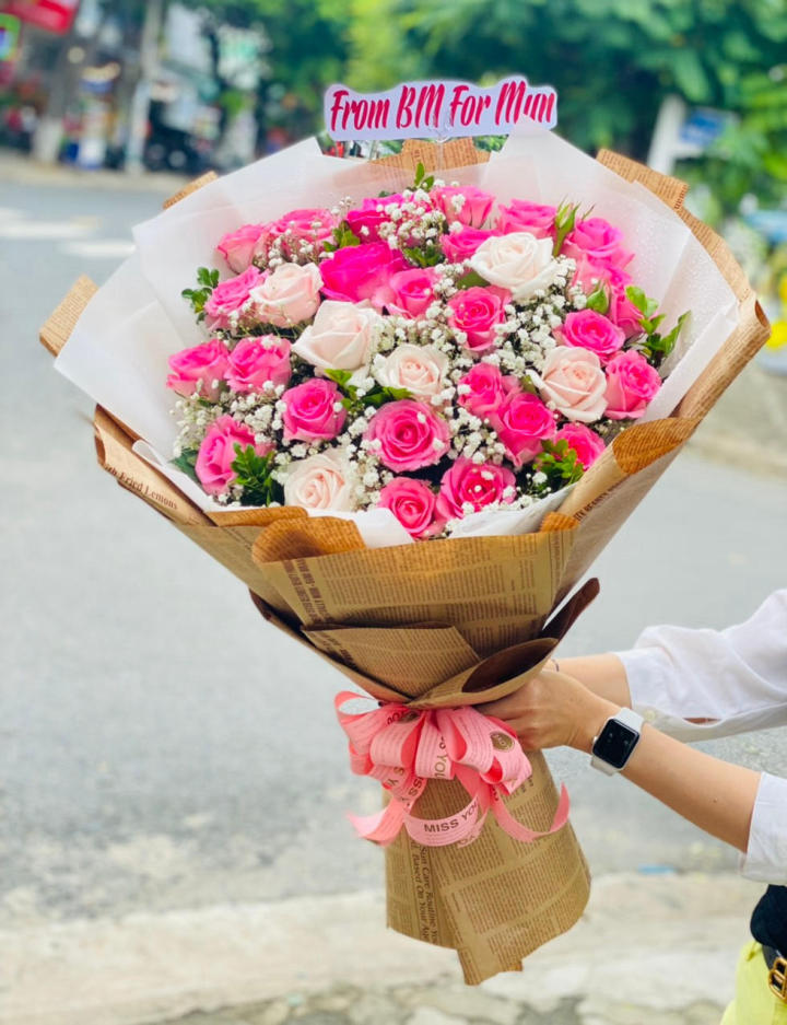 Mẫu hoa chúc mừng sinh nhật phổ biến tại huyện Chợ Mới, An Giang 