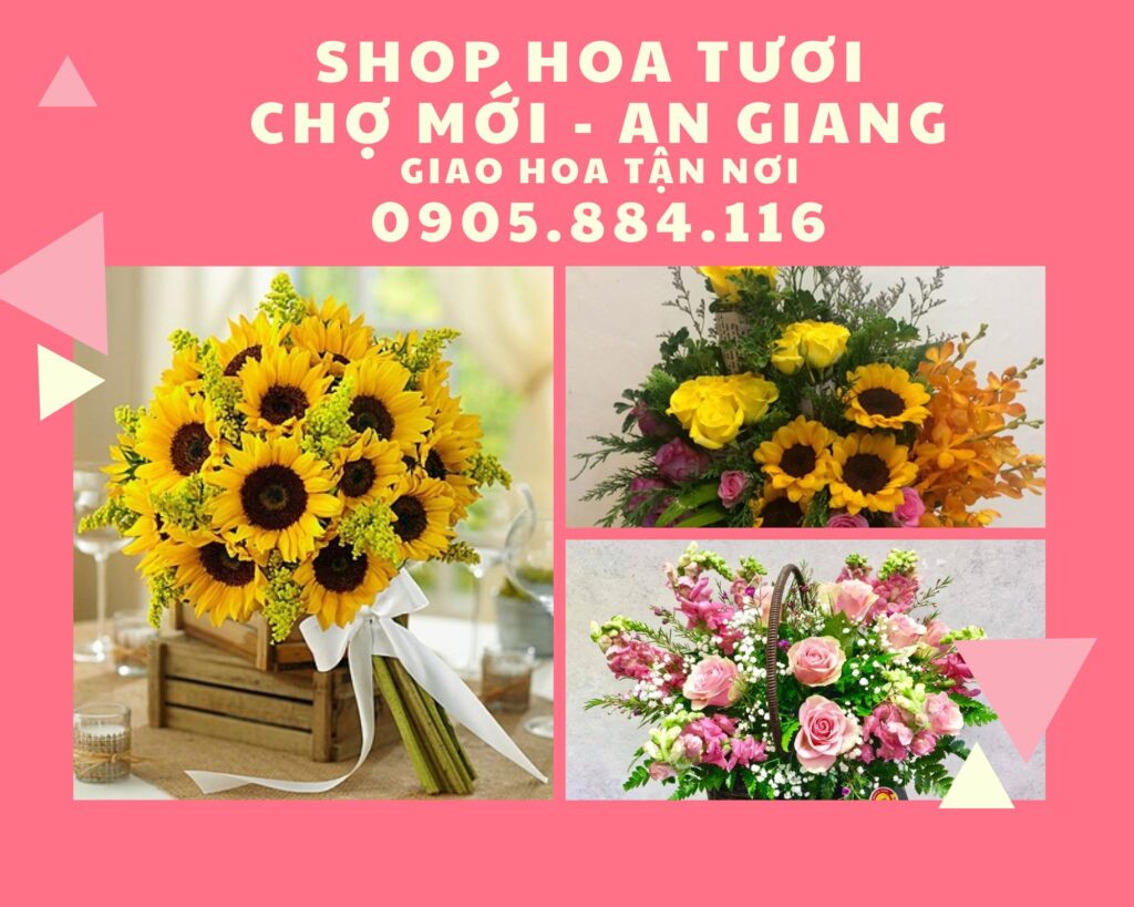 Shop hoa tanghoatannha.com huyện Chợ Mới, tỉnh An Giang