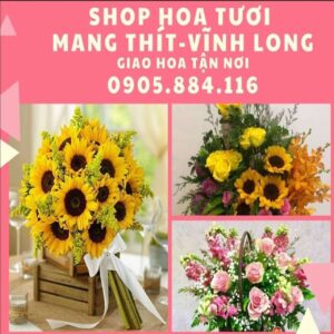 Liên hệ shop hoa tươi huyện Mang Thít, tỉnh Vĩnh Long